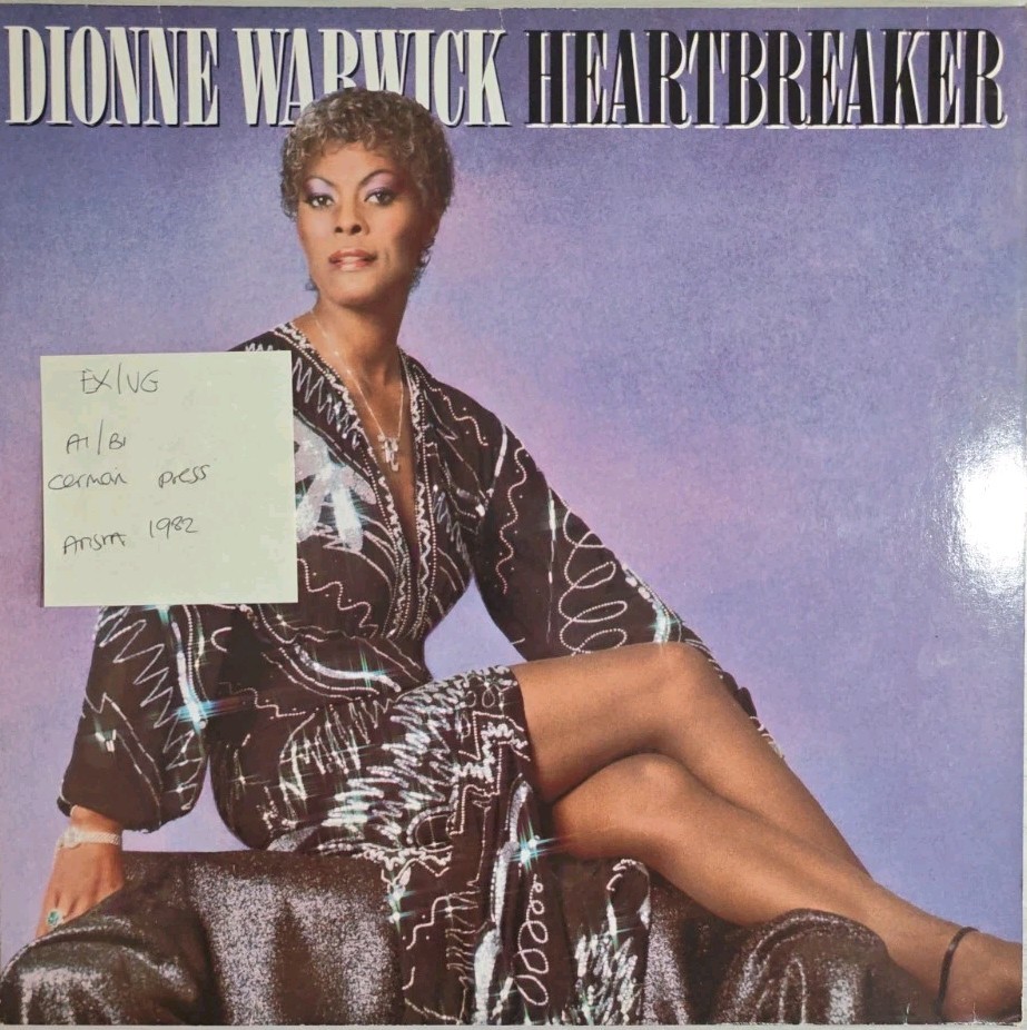 Dionne Warwick Heartbreaker Vinyl Record EX/VG 204974 1982