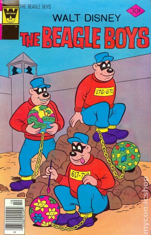 Beagle Boys #38 FN+ 6.5 1977 Whitman Stock Image