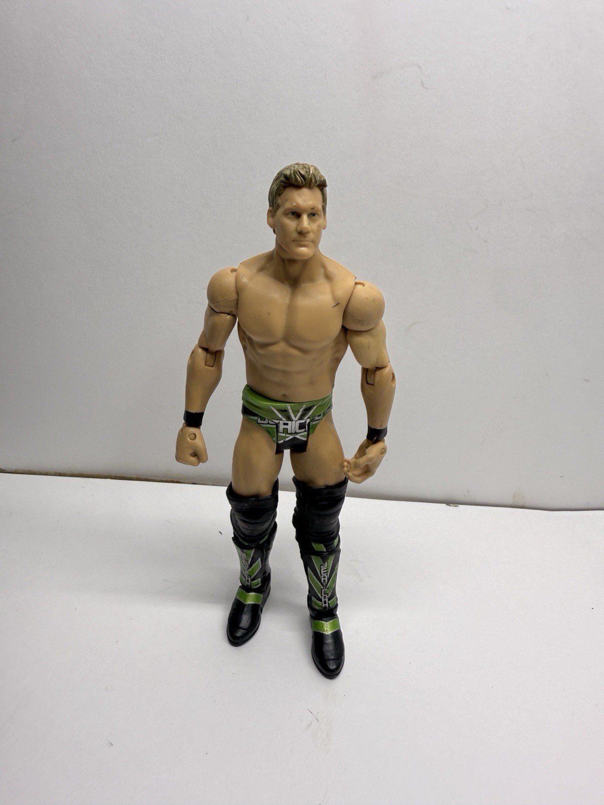 Chris Jericho Green Tights Mattel Basic 2010 Modellino Wrestling