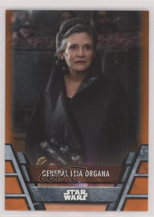 2020 Topps Star Wars Holocron arancione 24/99 principessa Leia organa generale 0s3