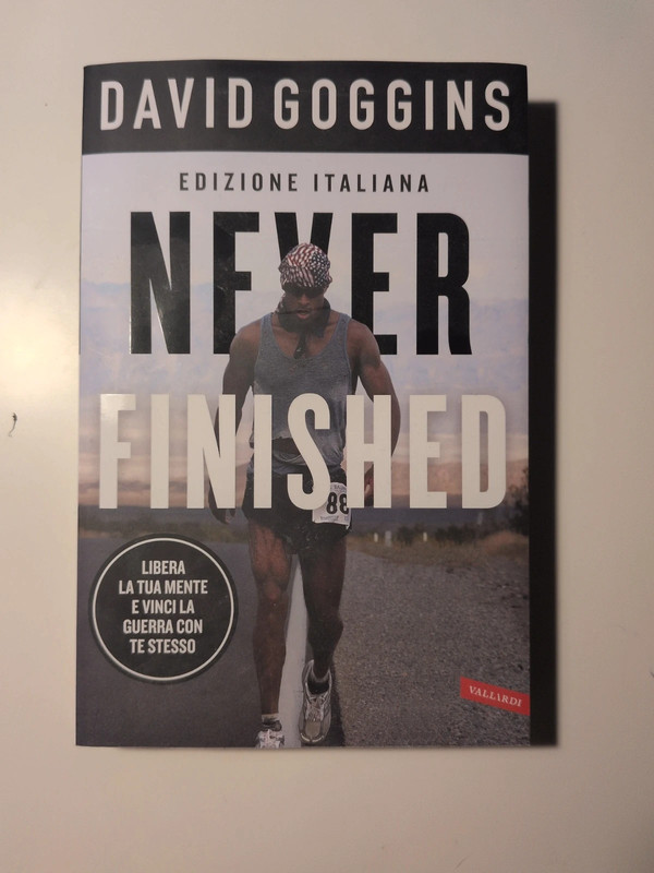 Never finished. David Goggins.