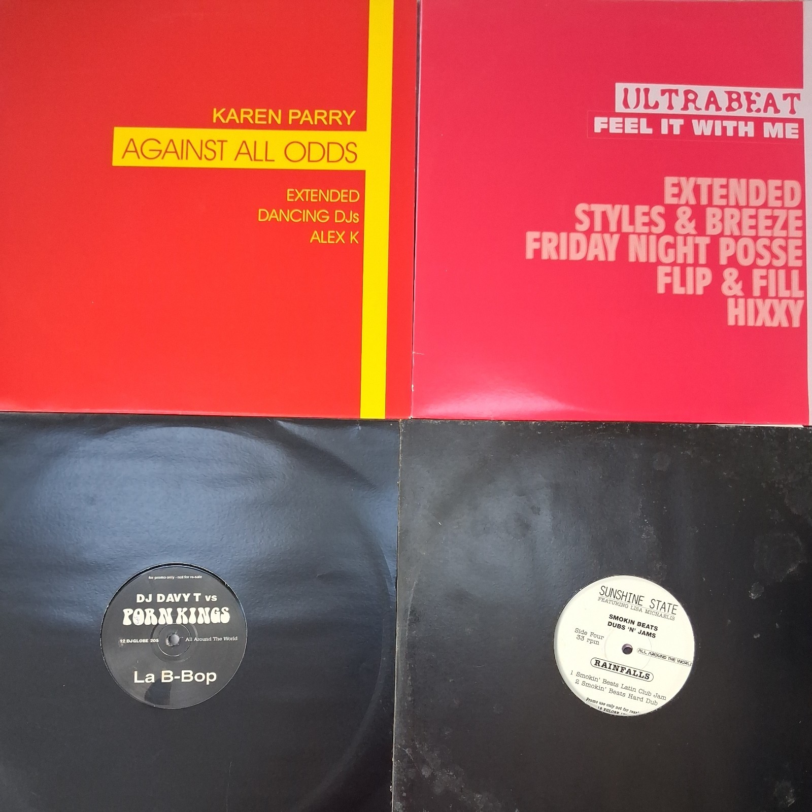 AATW (11)6x12" Vinyl Promo Collection 17 mixes  Porn kings Karen Parry Ultrabeat