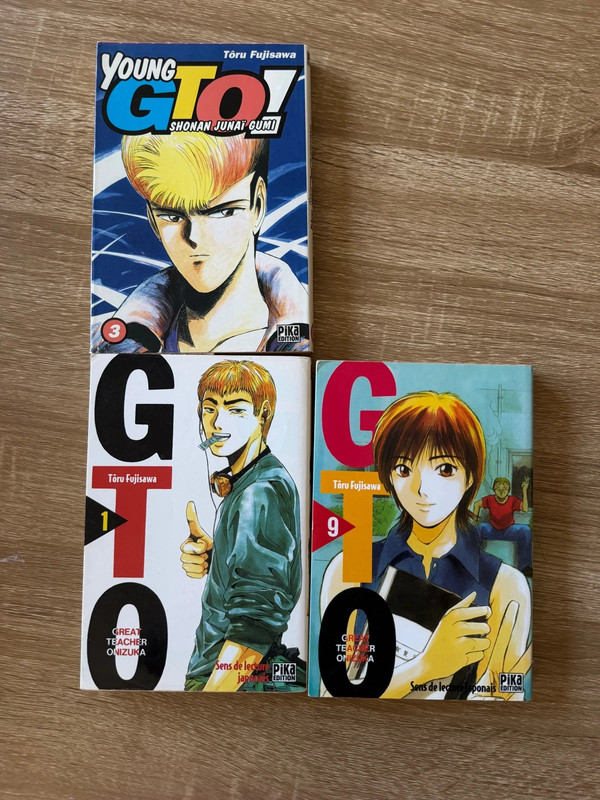 Lot de 3 mangas de l’univers GTO