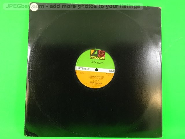 BILLY GRIFFIN BELIEVE IT OR NOT (469) 4 Track 12" Single plus Company Sleeve ATL