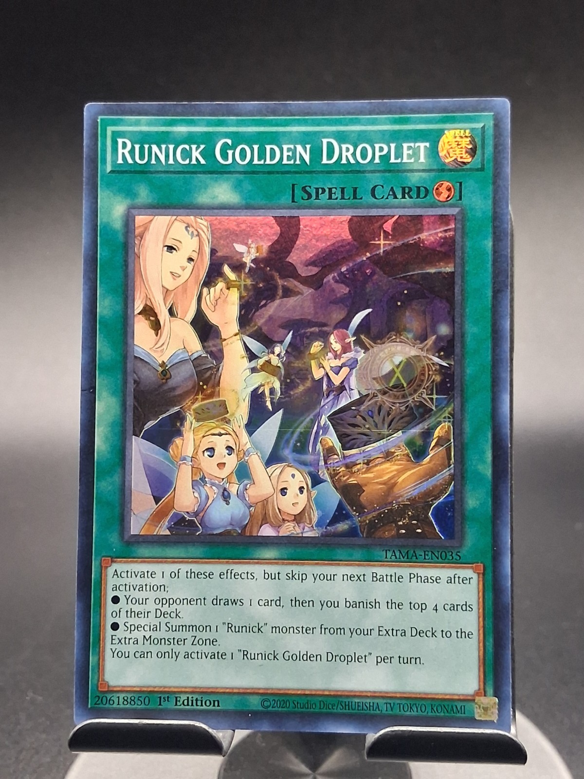 Runick Goccia d'Oro MP23-EN247 1° Edizione Ultra Rara 