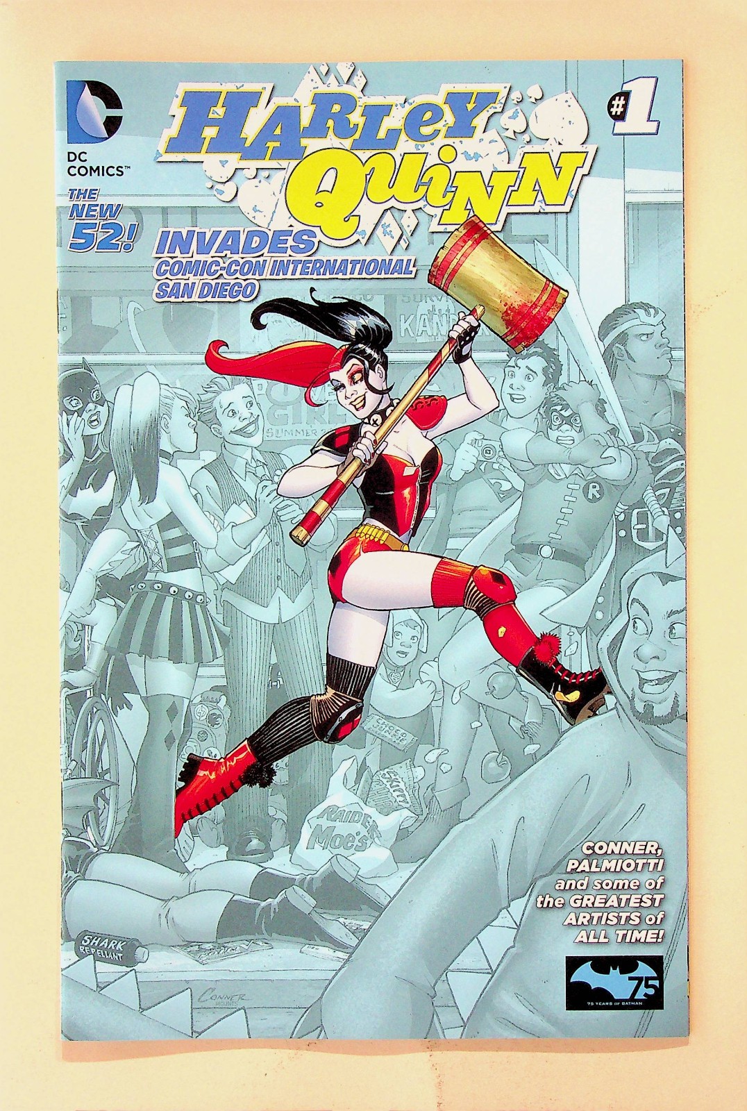 Harley Quinn Invades Comic-Con #1 - Rivenditore Esclusivo Blu (Agosto 2014, DC) - NM