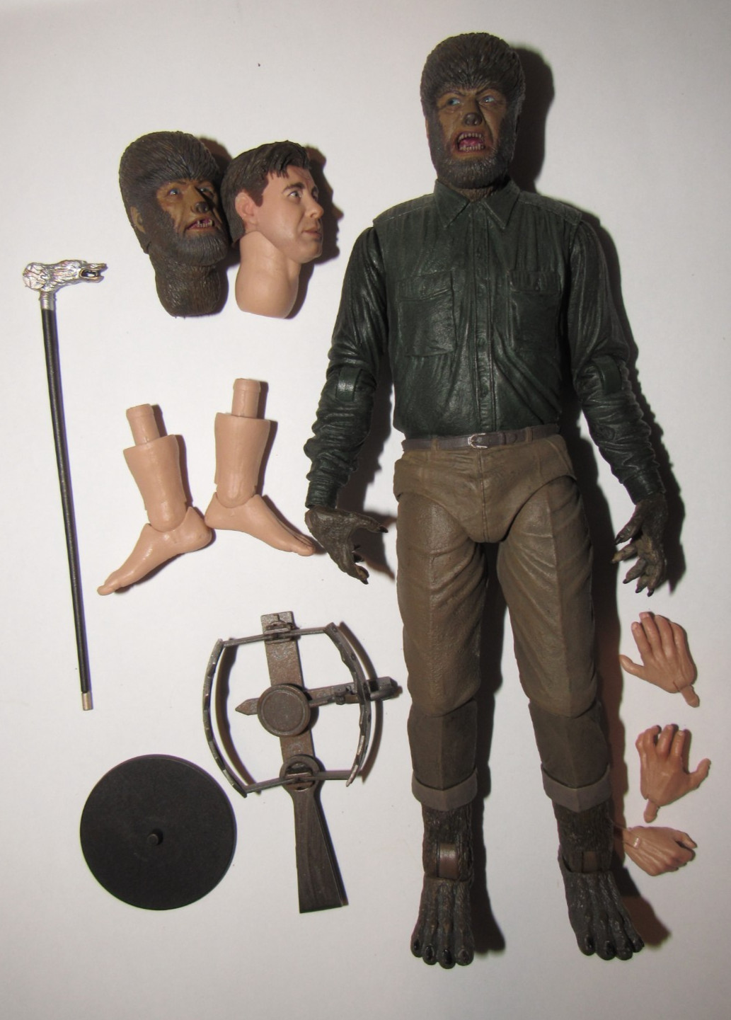 NECA action figure Universal Monsters Ultimate Wolfman color complete excellent