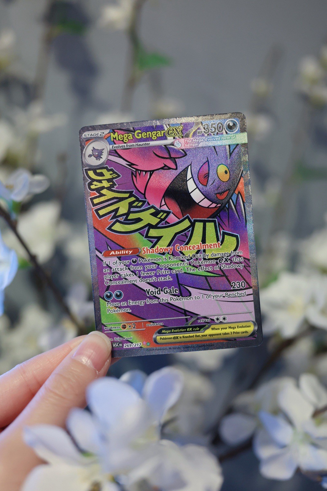Mega Gengar Ex #269 Pokemon Eroi Ascesi