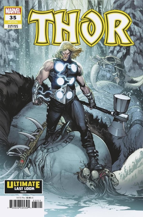 Thor (2020) #35 quasi nuovo Pepe Larraz Ultimate Last Look variante copertina