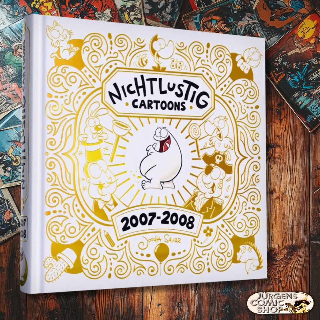 Cartoni animati non divertenti 2007-2008 copertina rigida Joscha Sauer volume da collezione NUOVO