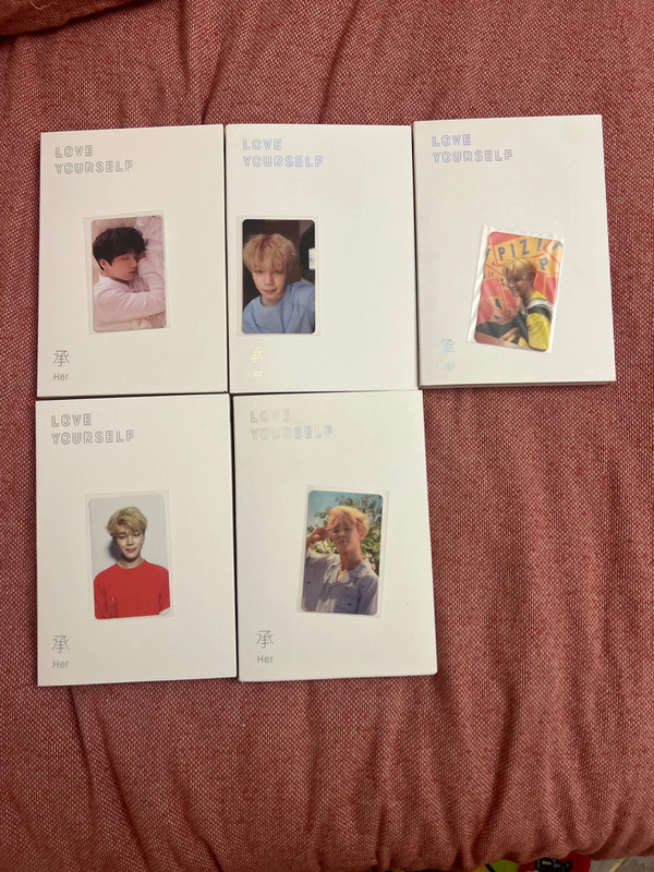 Álbumes BTS - Love Yourself: Her + Photocards Jimin y Jungkook + Pósters + Freebies