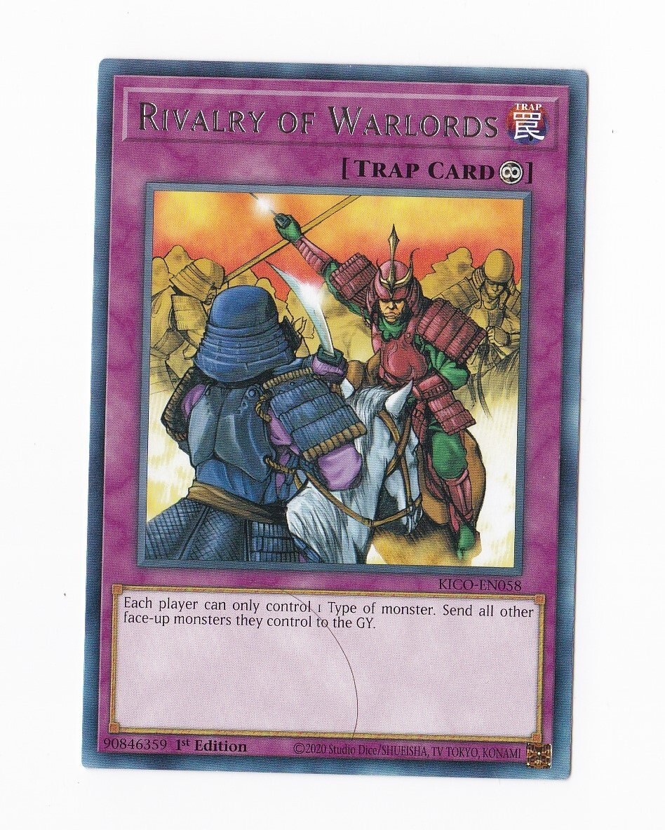 Konami YuGiOh 2020! 1ª Edizione - Rivalry Of Warlords KICO-EN058
