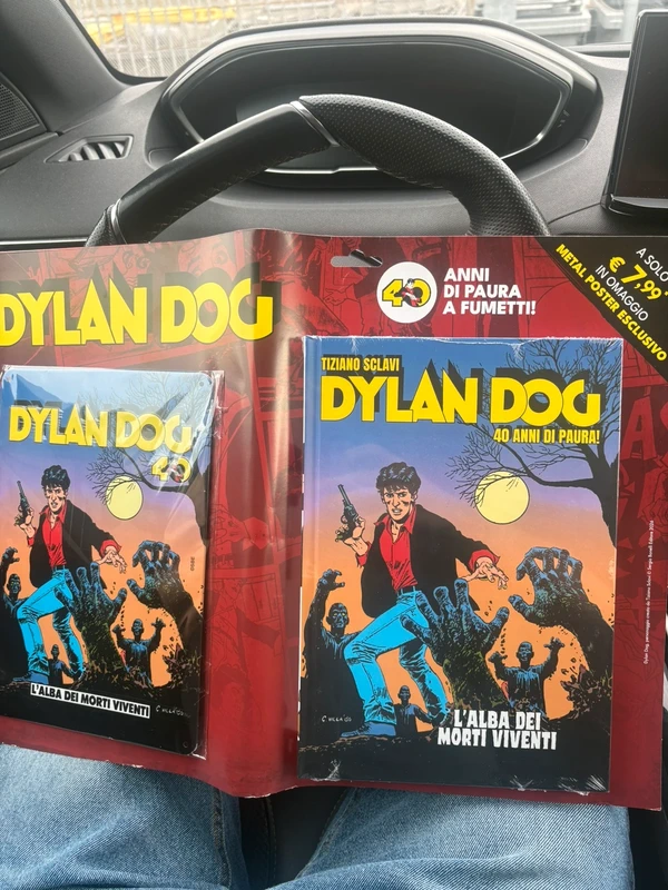 Dylan dog 40 anni di paura! Numero 1 + metal poster