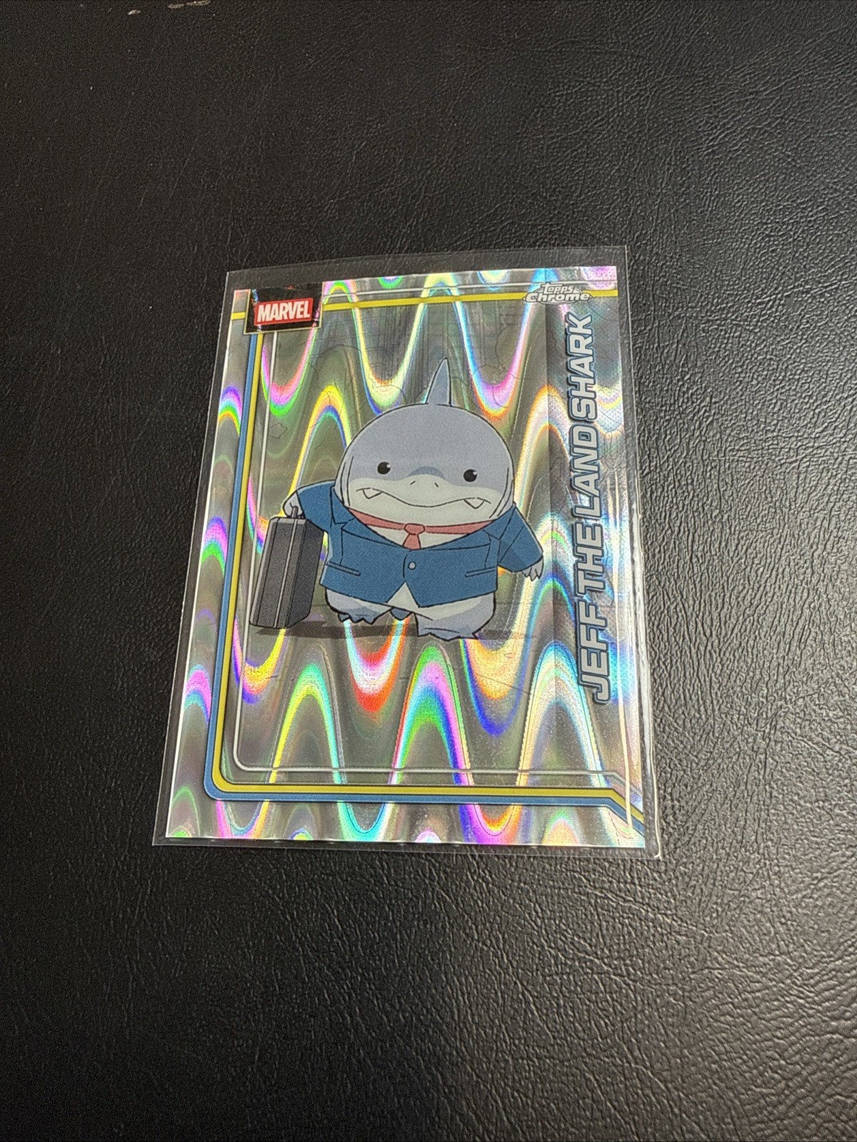 2026 Topps Chrome Marvel Comics Jeff The Landshark rifrattore Raywave #060