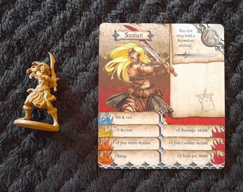 Zombicide Survivor Sigrun The Slayer Kickstarter Exclusive Valeria
