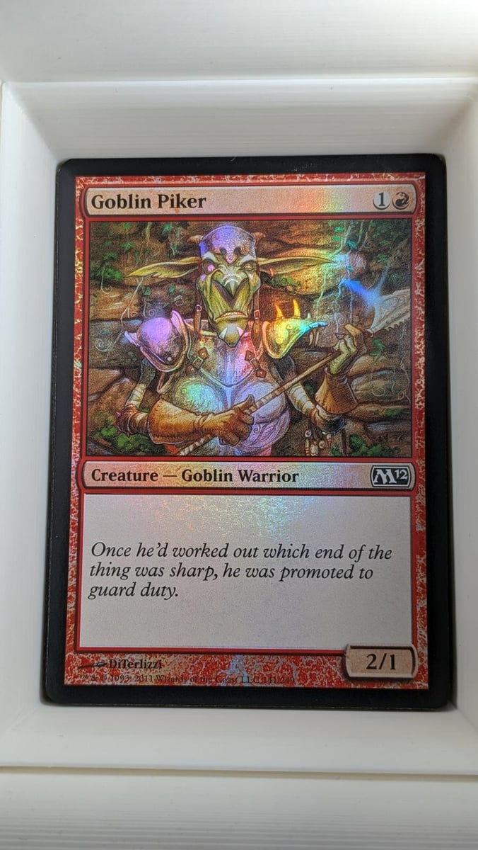 Goblin Piker 141 Common Magic 2012 (M12) Magic: The Gathering Foil Near Mint
