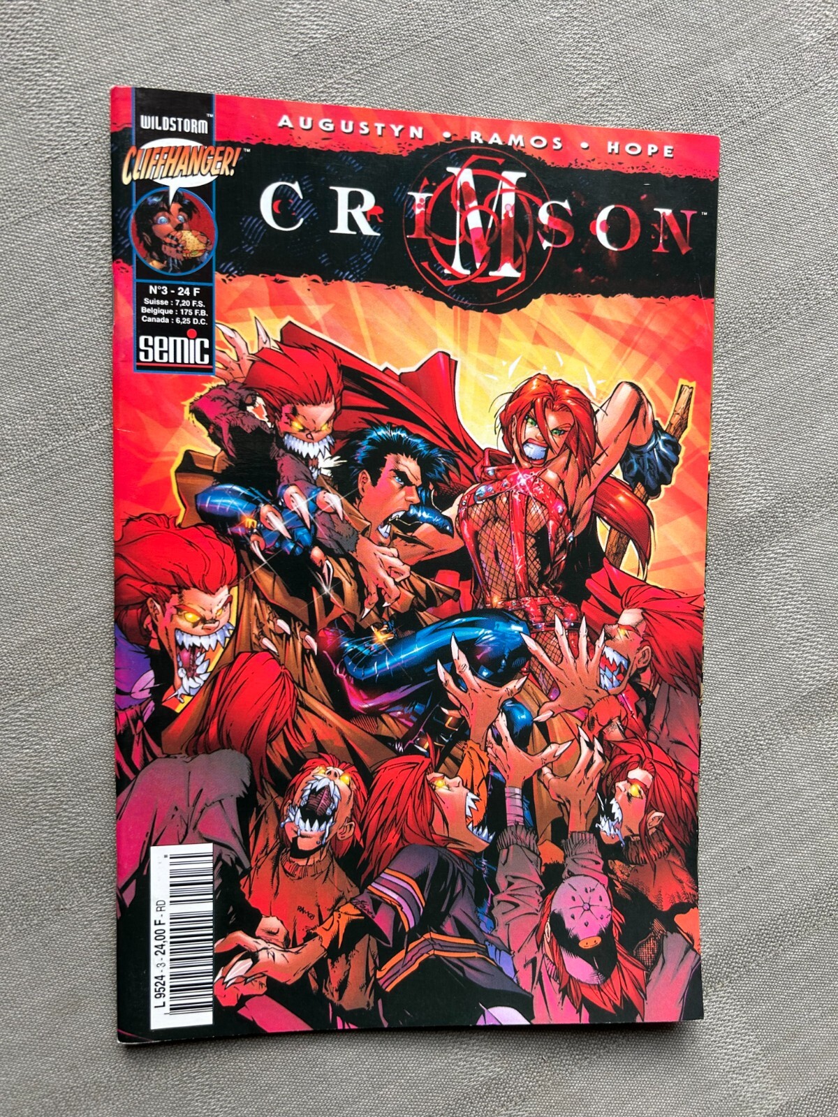 CRIMSON N°3 ÉDITION SEMIC 1999 EN TRÈS BON ÉTAT