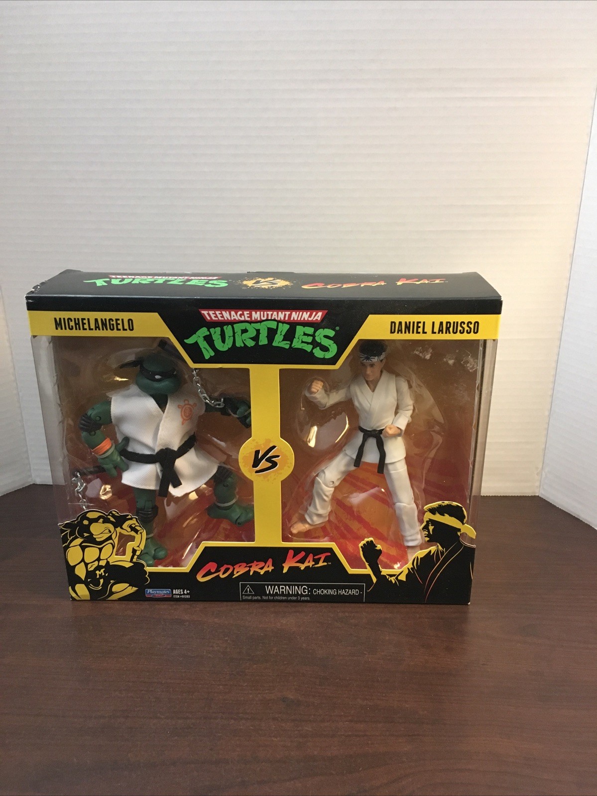 Teenage Mutant Ninja Turtles Cobra Kai Michelangelo vs. Daniel LaRusso Two-Pack