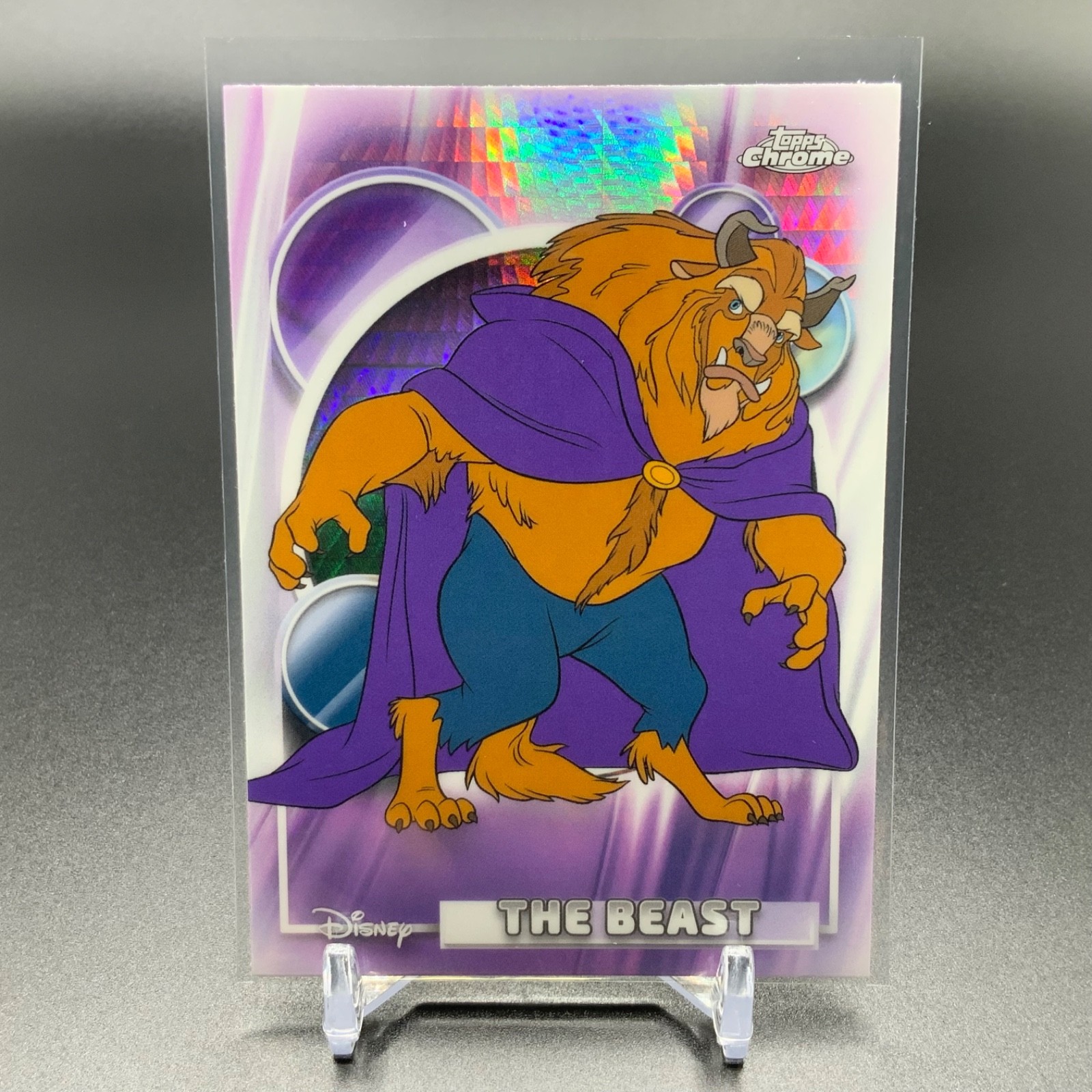 2026 Topps Chrome Disney #36 The Beast Prism Refractor TTC7938