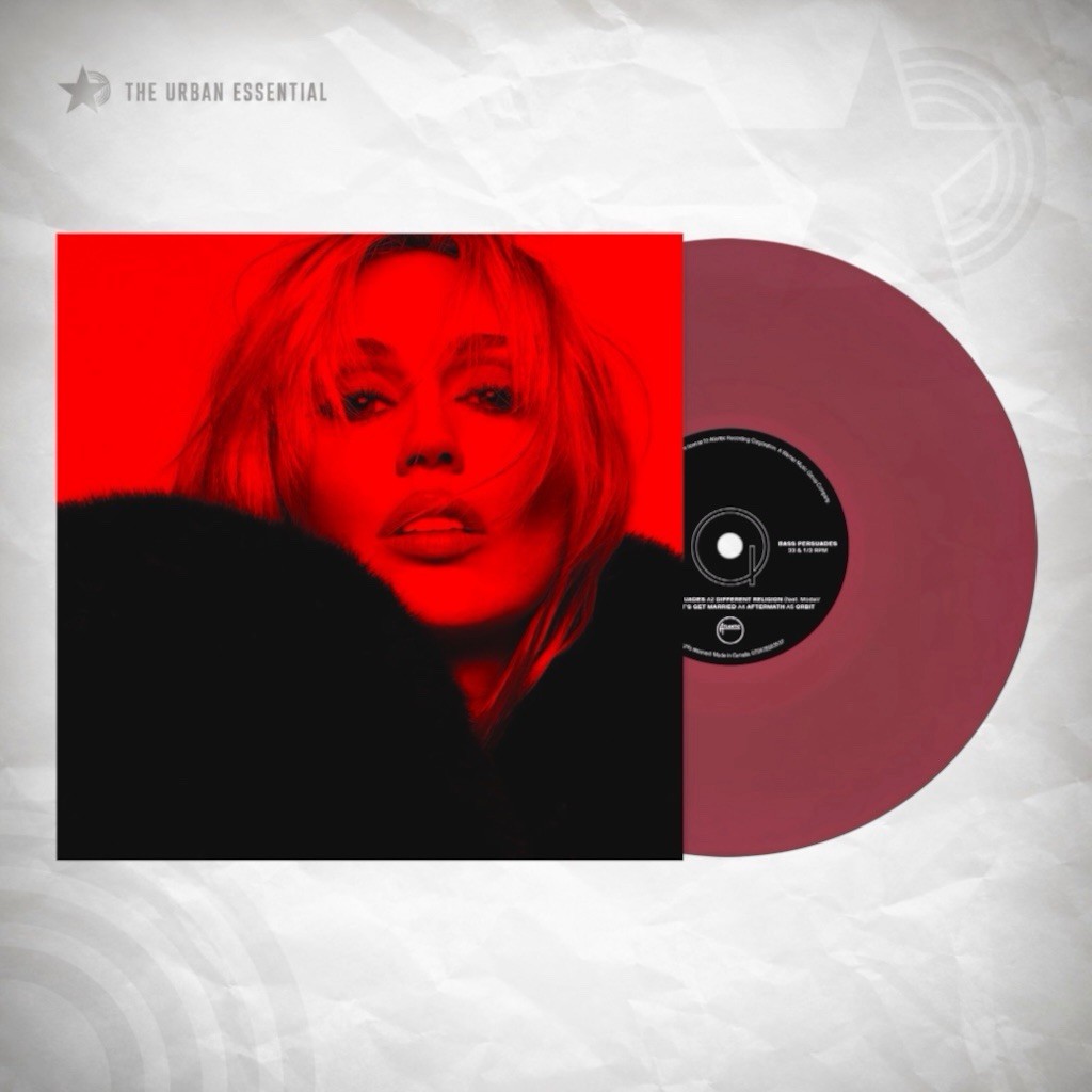 Miley Cyrus Bass Persuades Ruby Vinyl LP Alt Cover Poster Exclusive