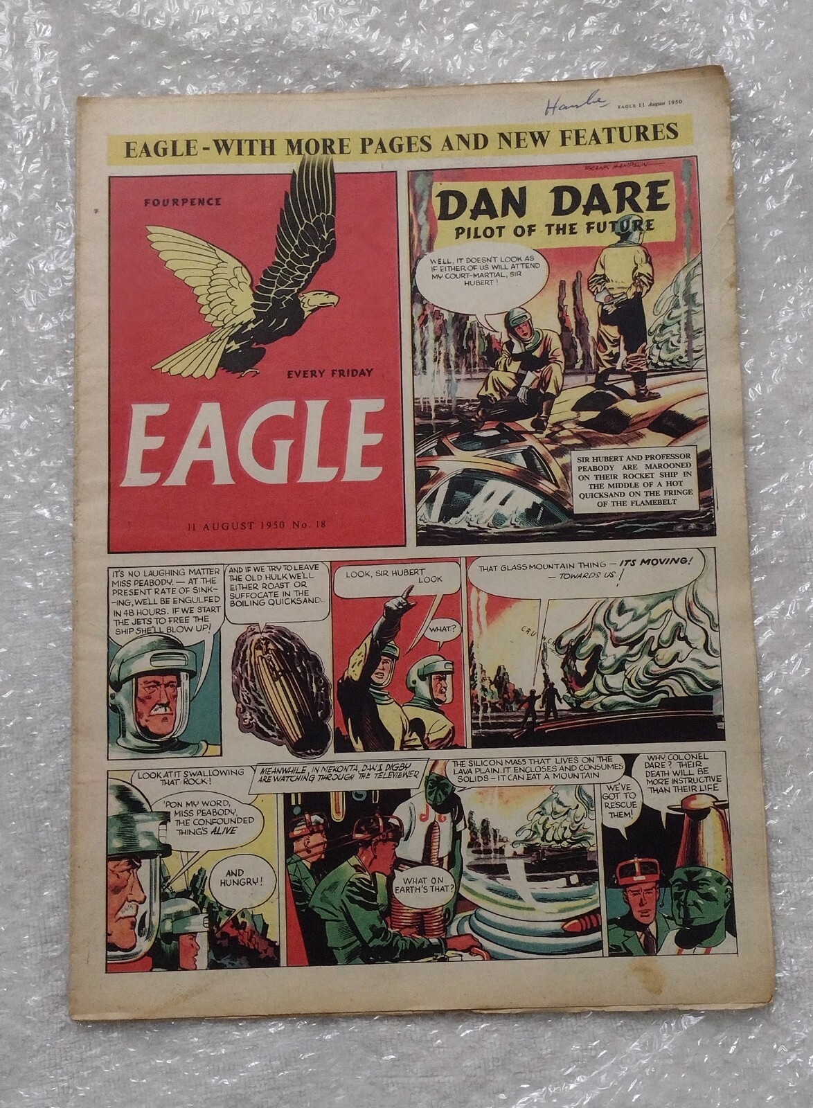 Eagle Comic Vol 1 No 18, 11 Aug 1950 - New British Electric Locomotives