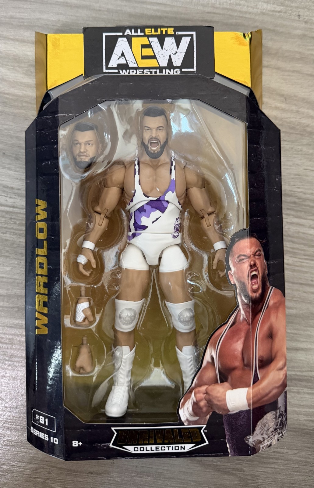 Wardlow Action Figure #81 AEW Unrivaled Collection Series 10 NIB
