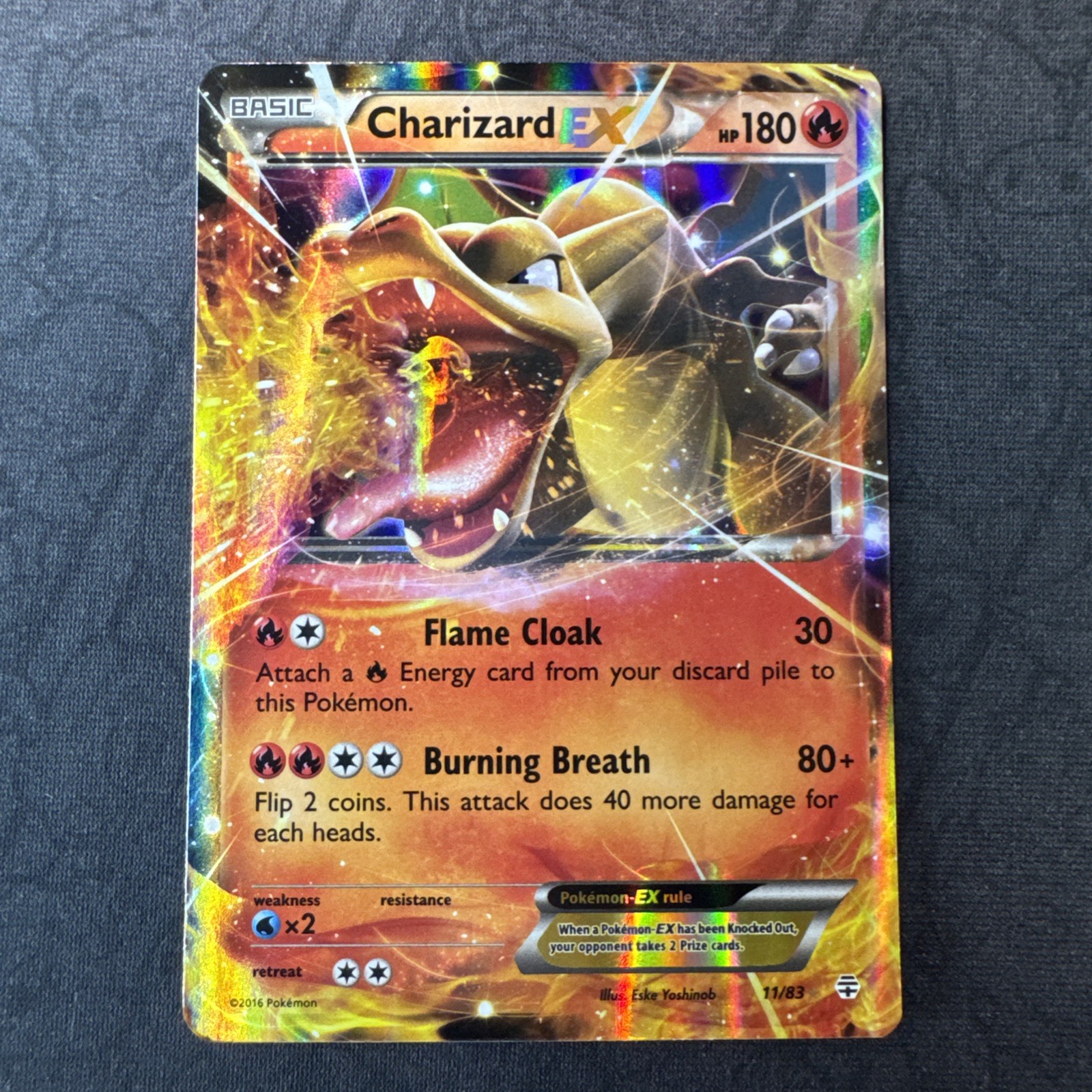Charizard EX 11/83 Generazioni Holo Pokemon
