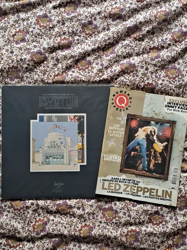 Led Zeppelin " The song remains the same" Double LP Vinyles+ Magazine