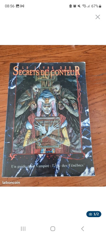 Les secrets du conteur vampire age des ténèbres  jeu de rôle
