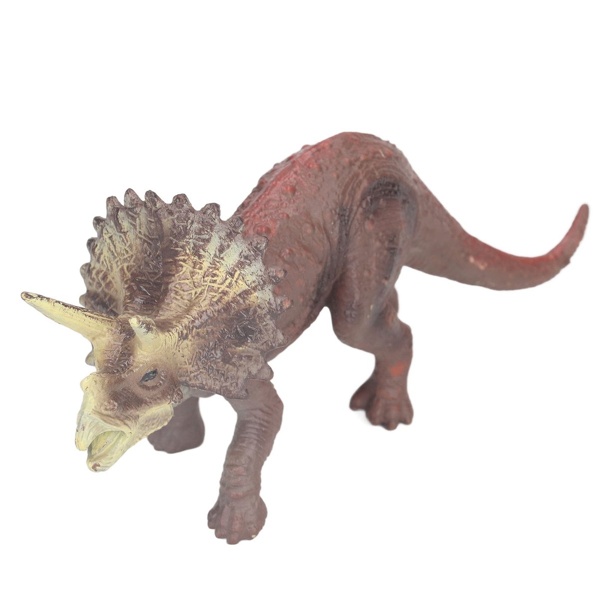 Modellino triceratopo statico simulato realistico squisito dinosauro statuina giocattolo UO