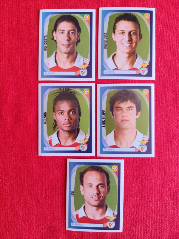 5 figurine Benfica 2007/08
