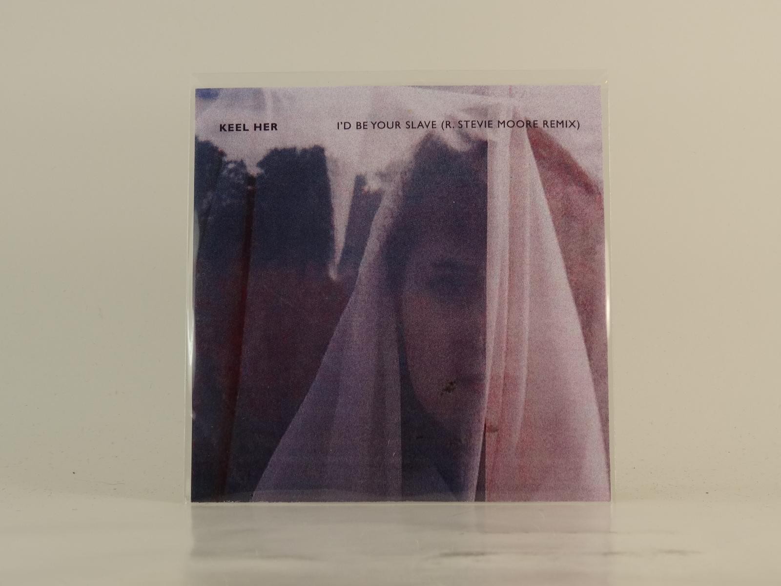 KEEL HER I'D BE YOUR SLAVE (E28) 1 Track Promo CD Single including Picture Sleev