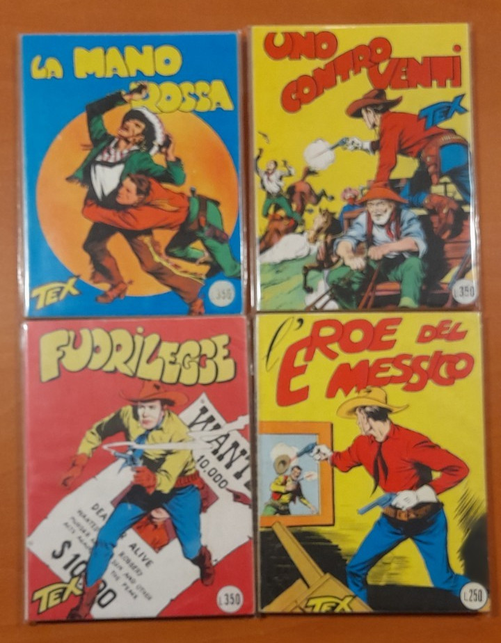 TEX lotto primi 10 NUMERI 350 LIRE VEDI FOTO