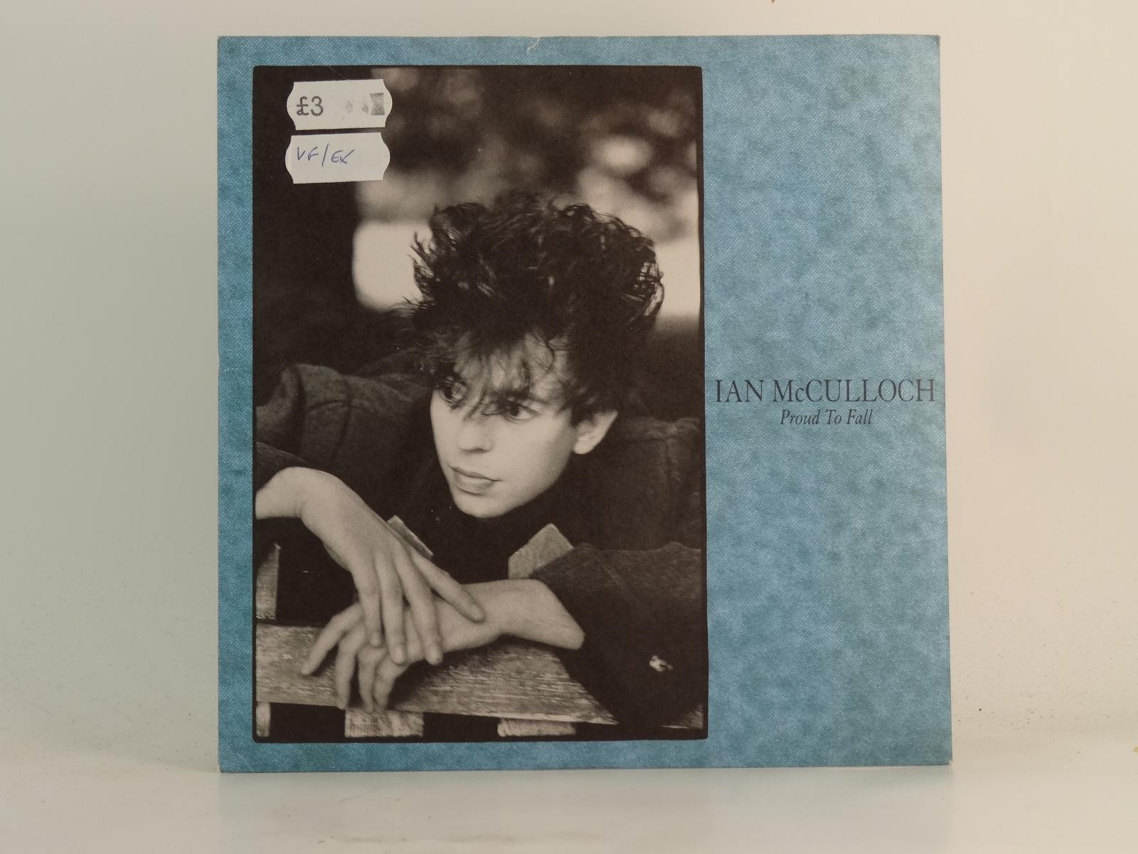 IAN MCCULLOCH PROUD TO FALL (78) 2 Track 7" Single plus Picture Sleeve WEA