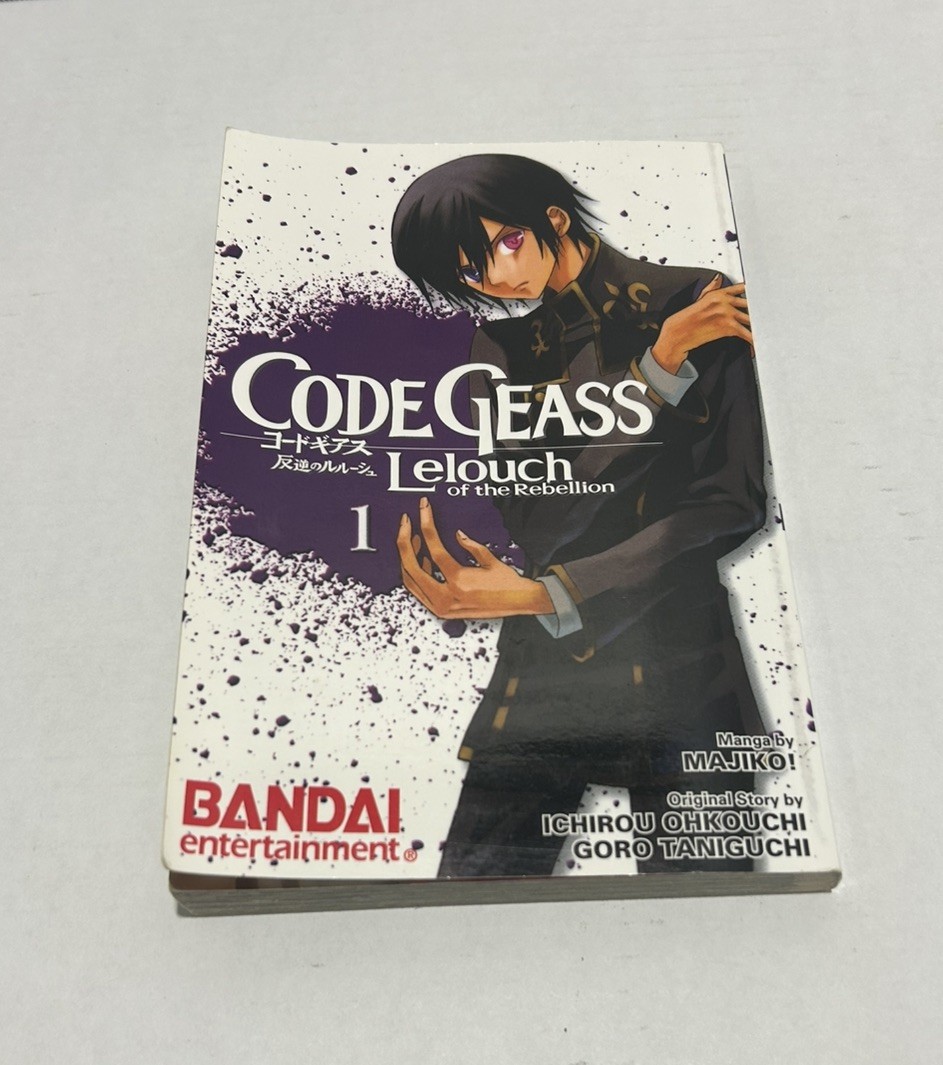 Code Geass Lelouch of the Rebellion Vol 1 Manga Bandai Entertainment Inglese