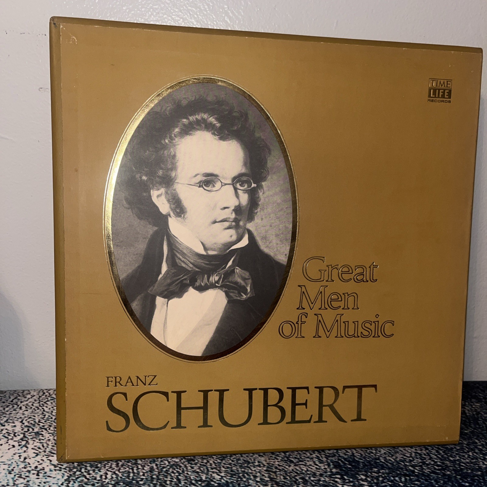 Great Men of Music Franz Schubert Vinyl Record 3 x LP Box Set No Book