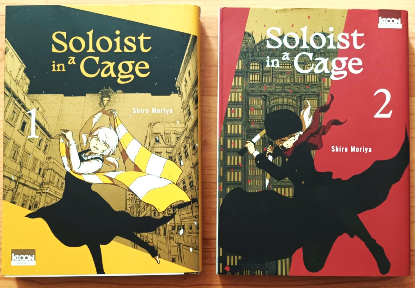 BD manga Soloist in a cage 1 et 2 - Shiro MORIYA - Ki-oon Seinen 2023