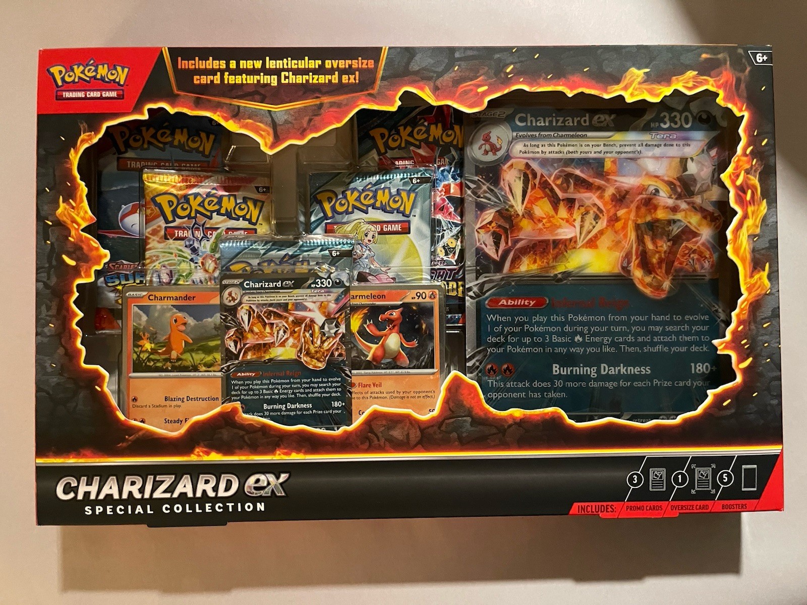 Pokemon TCG: Charizard Ex - Scatola Collezione Speciale - Nuovo/Sigillato!