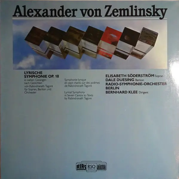 Zemlinsky Lyrische Symphonie Op. 18 INSERT Schwann musica mundi Vinyl LP