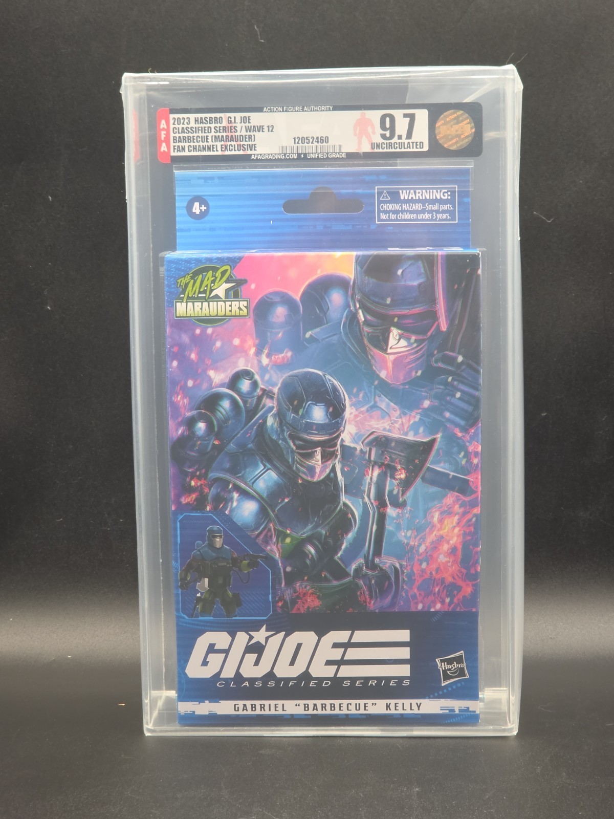 New G.I. Joe Classified Mad Marauders Gabriel “Barbecue” Kelly (#58) AFA U9.7 