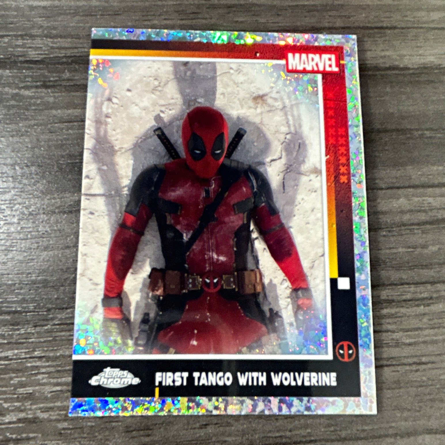 Topps 2025 Chrome Deadpool & Wolverine First Tango w/ Wolverine R-4 Refractor