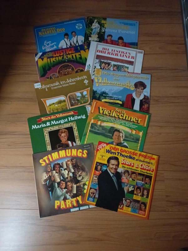 10 LPs Volksmusik
