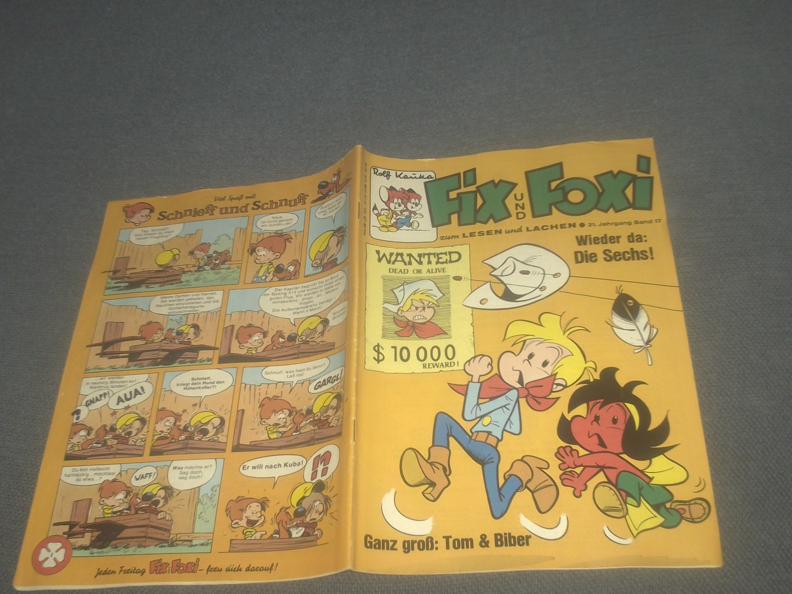 FIX E FOXI FUMETTO QUADERNO 21° ANNO VOLUME N.17