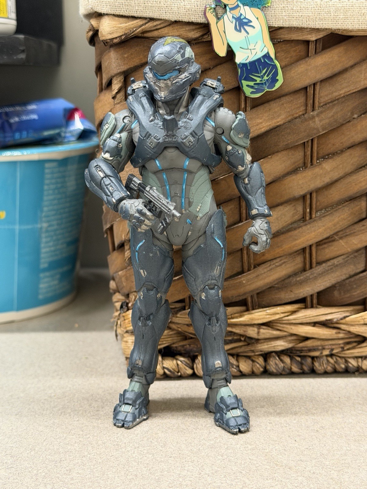 McFarlane Halo 5 Guardians Spartan Locke Video Game Figure Fireteam Osiris SMG