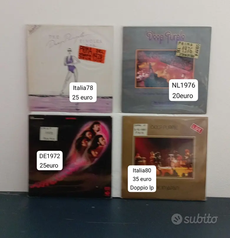 Vinili Doors-Deep Purple -33GIRI -LP dischi vinile