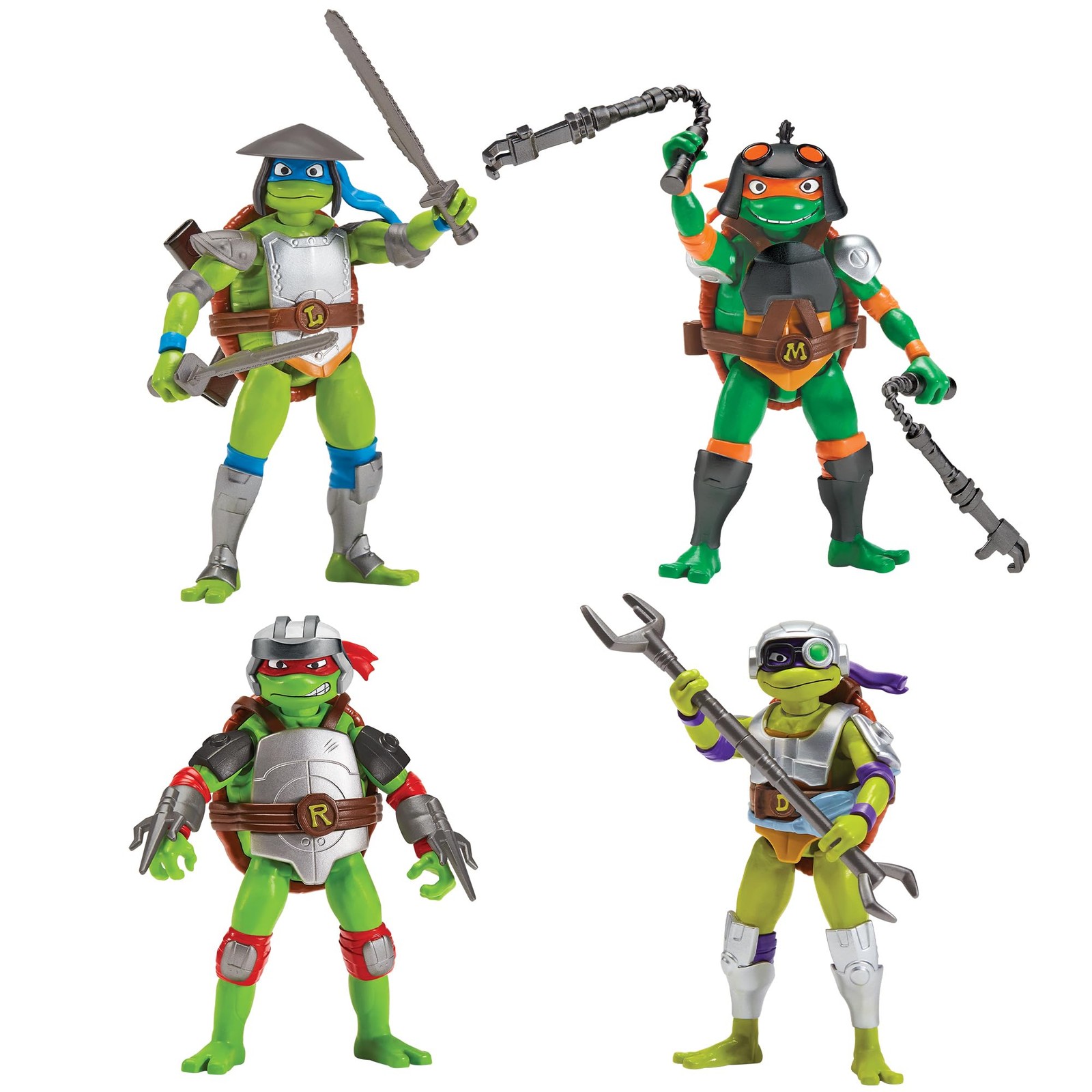 Teenage Mutant Ninja Turtles Mix N Match Tartarughe Corazzate confezione da 4 pezzi