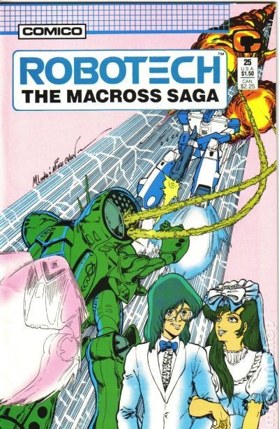 Robotech La Saga Macross #25 FN/VF 7.0 1988 Immagine Stock