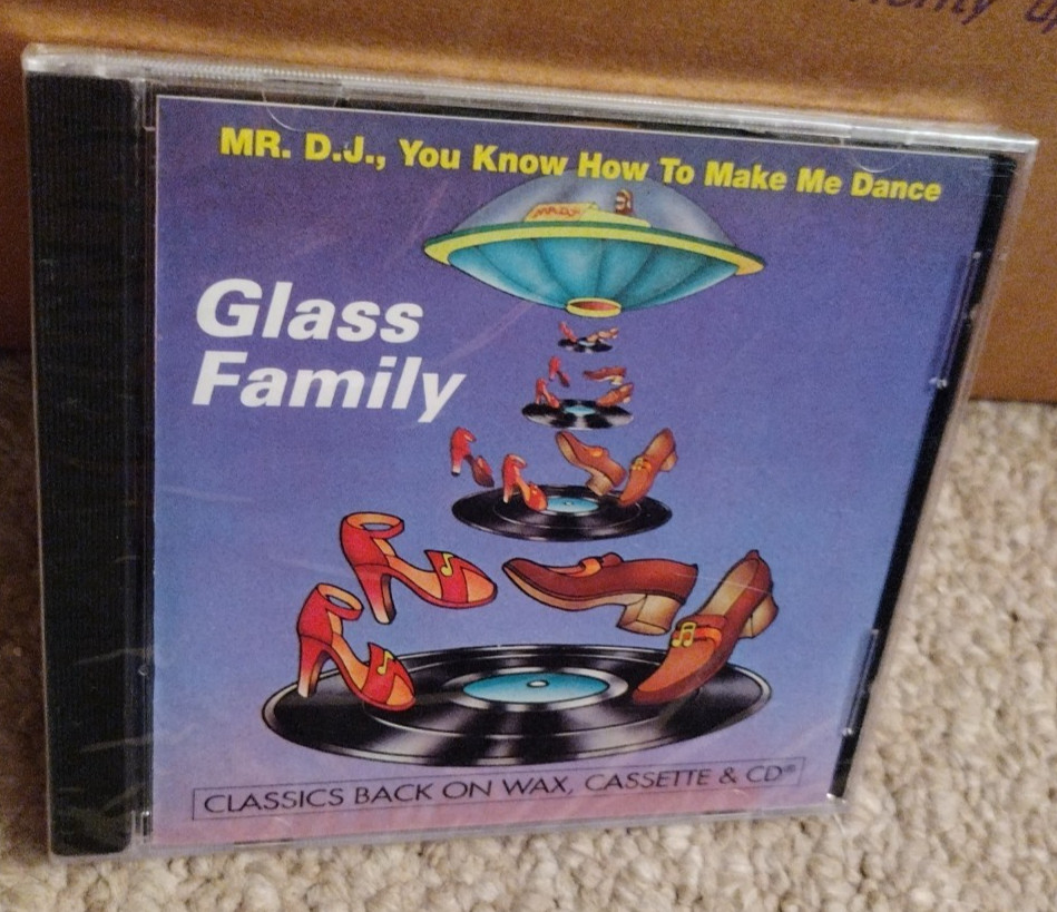Glass Family ‎- Mr. DJ. - You Know How To Make Me Dance (CD, 1995) Brand new