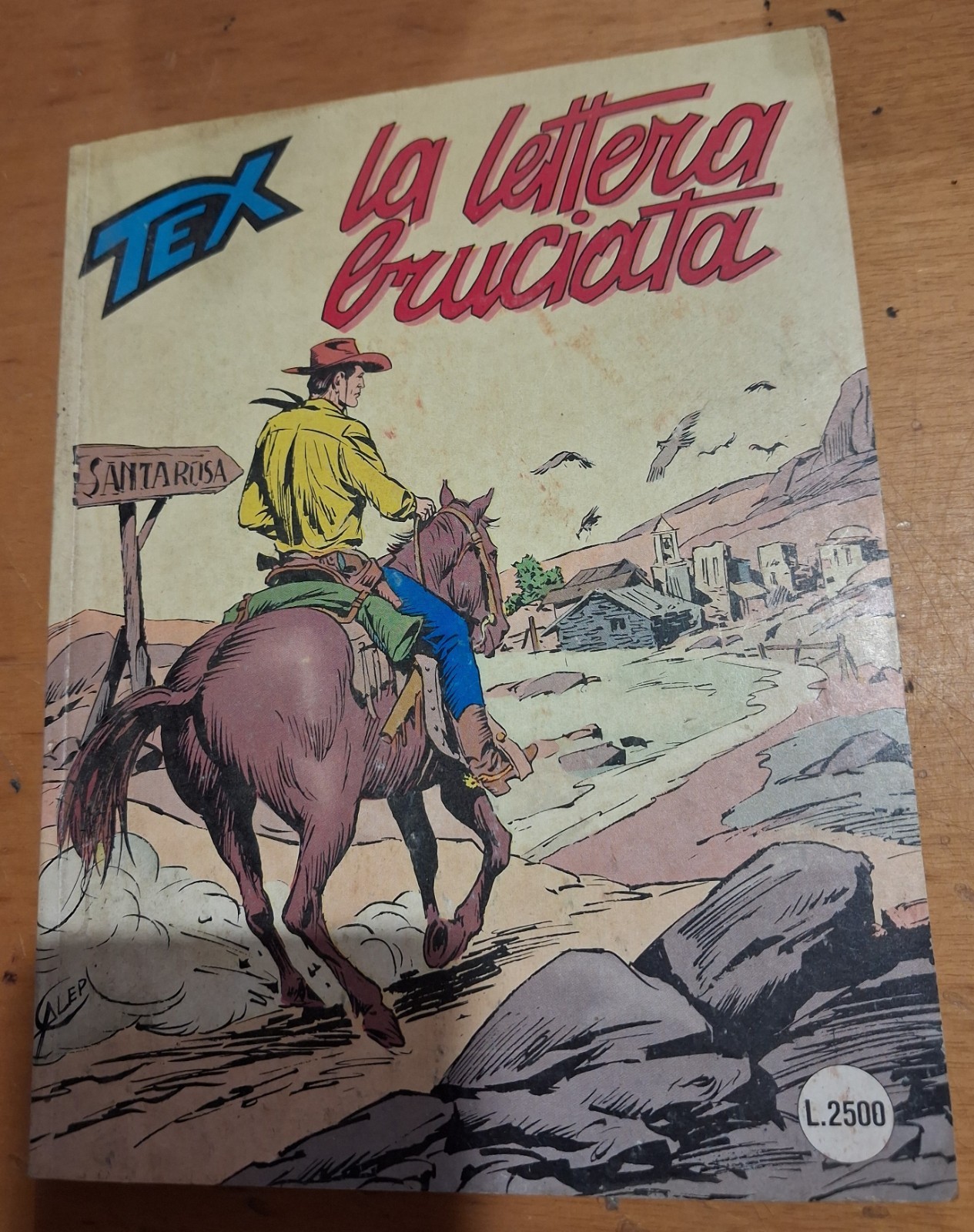 fumetto tex n.399 la lettera bruciata gennaio 1994 bonelli editore