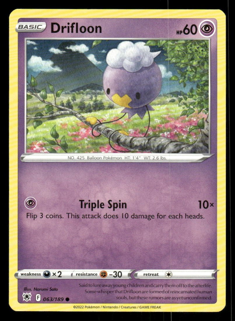 Drifloon Astral Radiance 063/189 Common Pokémon — English NM